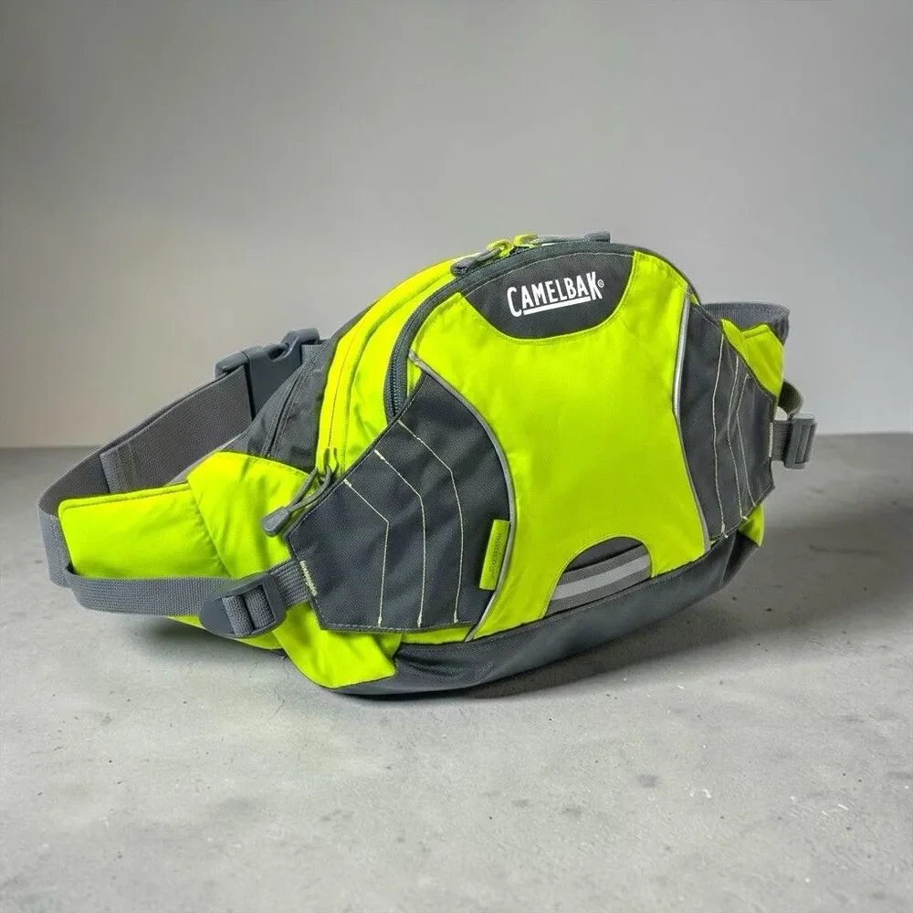 CamelBak FlashFlo Hydration Waist Fanny Pack Lime Green Gray Resevoir Pack Only